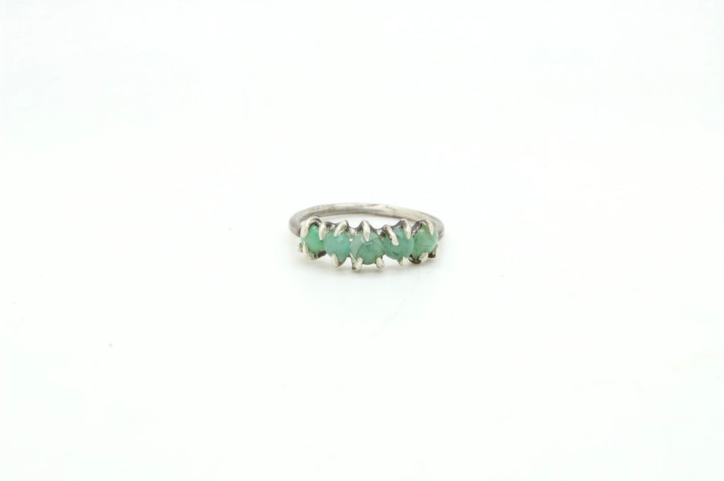 Five stone Emerald Ring