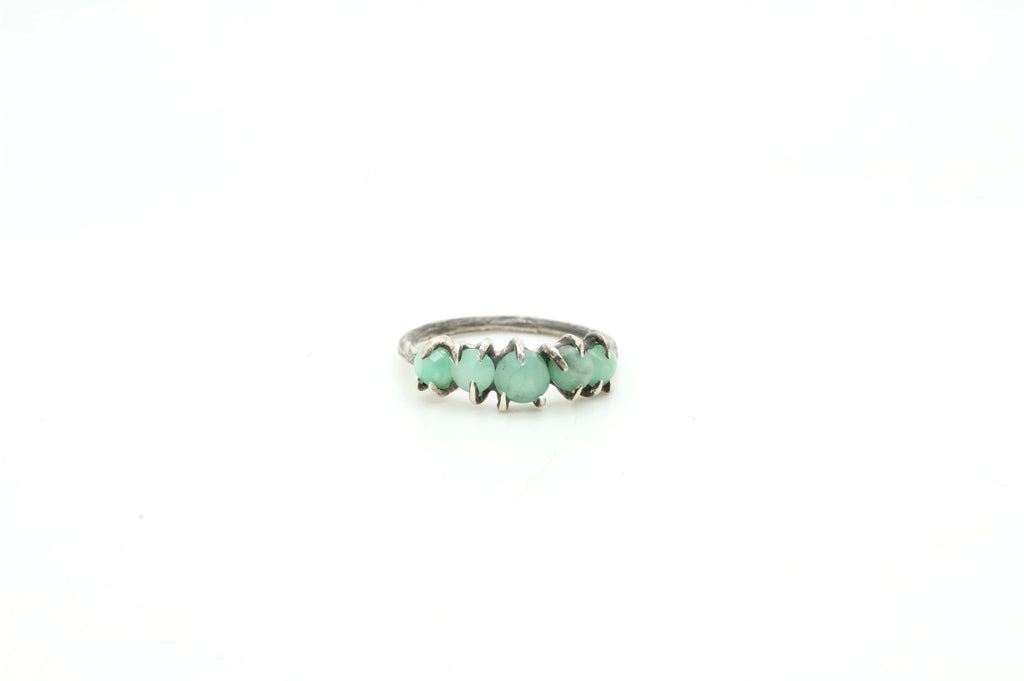 Five stone Emerald Ring