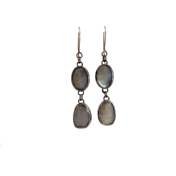 Moonstone earring