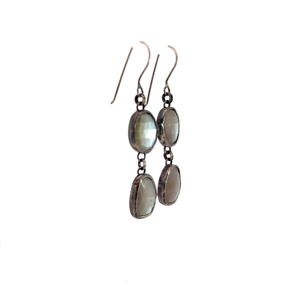 Moonstone earring