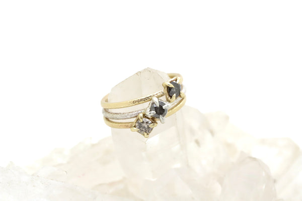 Stacking Stone Diamond Ring